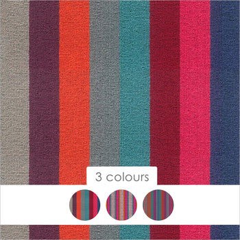 Alternative Flooring Margo Selby Stripe Carnival 100% Wool Loop Carpet