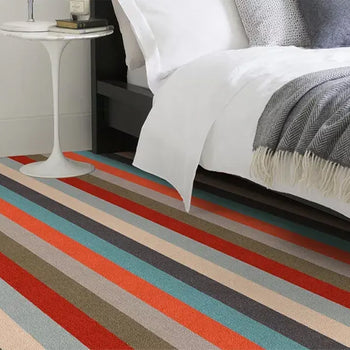 Alternative Flooring Margo Selby Stripe Frolic 100% Wool Loop Carpet