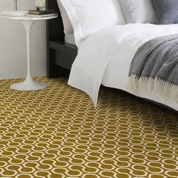 Alternative Flooring Quirky Honeycomb Axminster Wool Blend Carpet