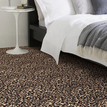 Alternative Flooring Quirky Leopard Axminster Wool Blend Carpet