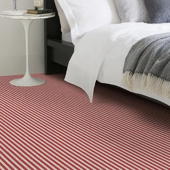 Alternative Flooring Candy Cane Stripe 100% Wool Loop Carpet