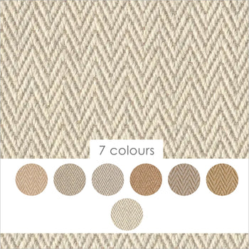 Alternative Flooring Wool Herringbone 100% Wool Flatwoven Carpet