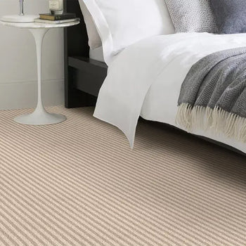 Alternative Flooring Wool Rhythm Stripe 100% Wool Loop Carpet