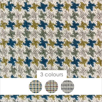 Axminster Carpets Modern Classics Houndstooth 100% Wool Woven Axminster Carpet