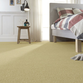 Axminster Carpets Simply Natural Grosgrain 100% Wool Loop Carpet