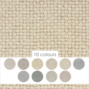 Causeway Carpets Camberley Textures 70% Wool Blend Loop Pile Carpet