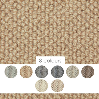 Causeway Carpets Chelsea Elegance 100% Wool Loop Pile Carpet