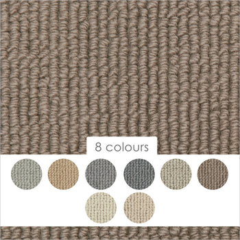 Causeway Carpets Chelsea Splendour 100% Wool Loop Pile Carpet