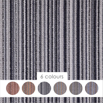 Elements London Africa Stripe 100% Wool Loop Carpet