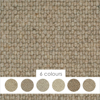 Causeway Carpets Galway Cobble 100% Wool Loop Pile Carpet
