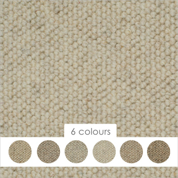 Causeway Carpets Galway Weave 100% Wool Loop Pile Carpet