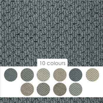 Hugh Mackay Durham Alternates Boucle 100% New Zealand Wool Loop Carpet