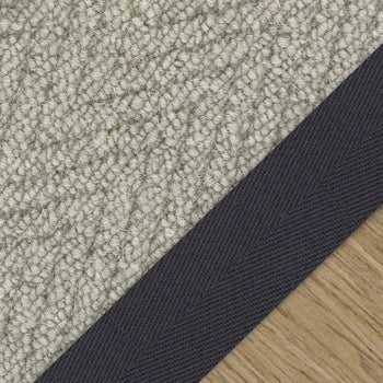 Hugh Mackay Natural Origins Herringbone 100% Wool Loop Stair Runner Carpet