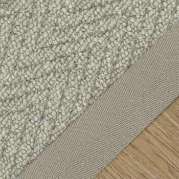 Hugh Mackay Natural Origins Herringbone 100% Wool Loop Stair Runner Carpet