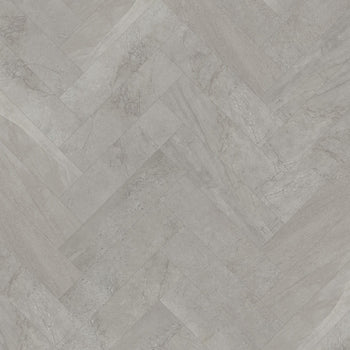 Invictus Maximus LVT Flooring in Groovy Granite Shadow Stone Tile Effect Parquet