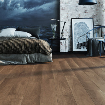 Invictus Maximus LVT Flooring in Highland Oak Chocolate Wood Effect