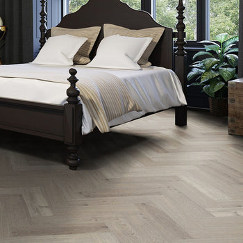 Invictus Maximus LVT Flooring in Highland Oak Canyon Parquet