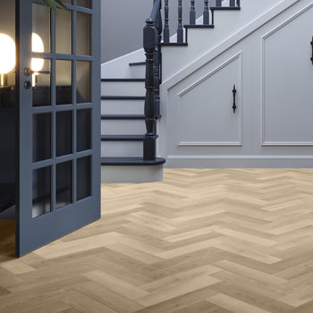 Invictus Maximus LVT Flooring in Highland Oak Sunrise Parquet