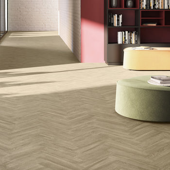 Invictus Maximus LVT Flooring in New England Oak Sand Parquet