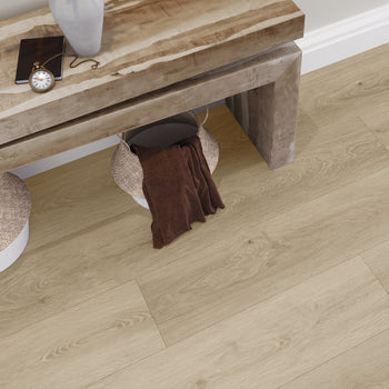 Invictus Maximus LVT Flooring in Silk Oak Latte Wood Effect