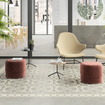 Invictus Maximus LVT Flooring in Victorian Treasure Smoke Stone Tile Effect