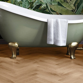 Invictus Primus LVT Flooring in Royal Oak Blonde Parquet