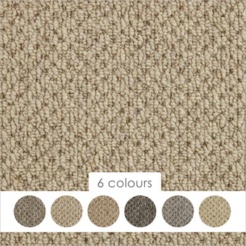 Kingsmead Mineral Seascape 100% Wool Loop Carpet