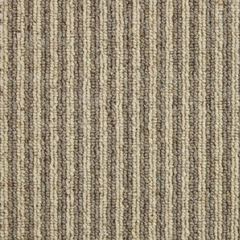 Kingsmead Mineral Stripe 100% Wool Loop Carpet