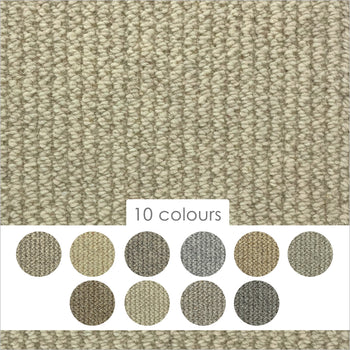 Cormar Malabar Two Fold Ribbed 100% Wool Loop Carpet