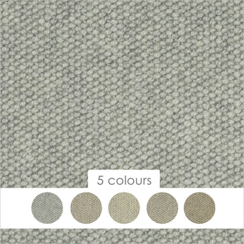 Causeway Carpets Mayfair Texture 100% Wool Loop Pile Carpet