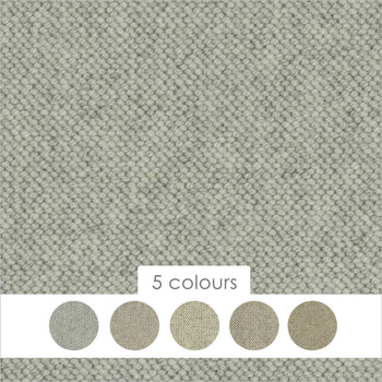 Causeway Carpets Mayfair Weave 100% Wool Loop Pile Carpet