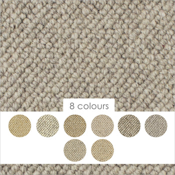 Causeway Carpets Nature Core 100% Wool Loop Pile Carpet