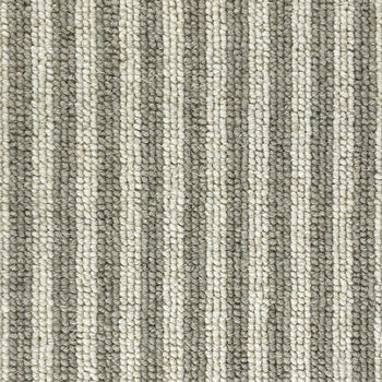 Long Life Orkney Two Tone Stripe Wool Blend Loop Carpet