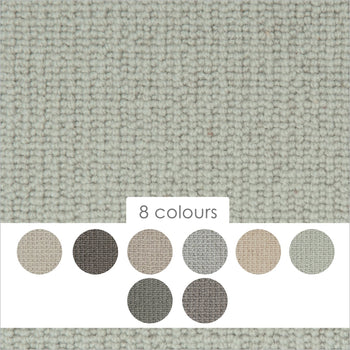 Causeway Carpets Portobello Design 100% Wool Loop Pile Carpet