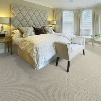 Riviera Home Lace 100% Wool Wilton Textured Weave Carpet