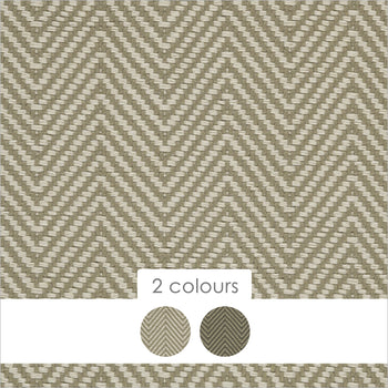 Riviera Home Livorno 100% Tufstrand Polypropylene Flatweave Narrow Chevron Herringbone Carpet