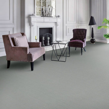 Riviera Home Royalty 100% Wool Handwoven Herringbone Flatweave Carpet