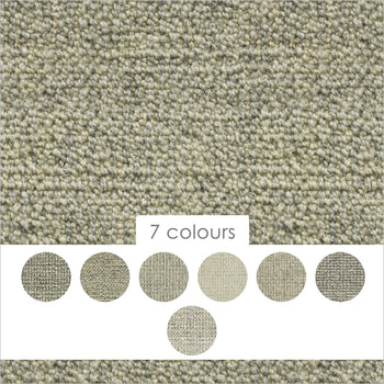Riviera Home Rustic Croft 100% Wool Loop Carpet