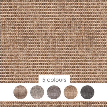 Fibre Flooring Sisal-Look Boucle Flatweave Carpet