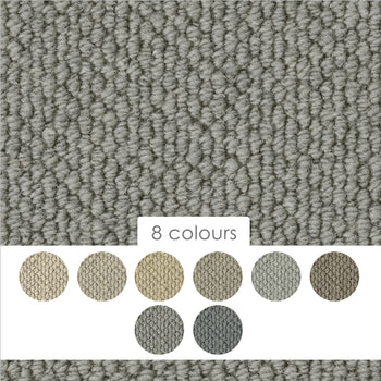 Telenzo Carpets Delft Square 100% Wool Loop Carpet