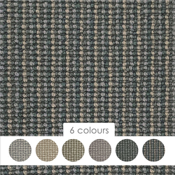 Telenzo Primrose Hill 100% Wool Stripe Loop Carpet