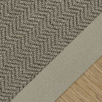 Victoria Carpets Habberley Herringbone 70% Wool Loop Stair Runner Carpet