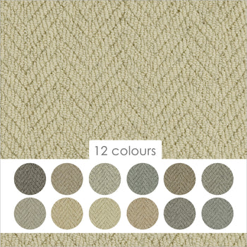 Abingdon Carpets Royal Sterling 100% Wool Herringbone Loop Carpet